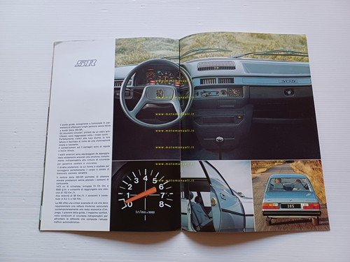 Peugeot 305 tutti modelli 1978 depliant italiano originale
