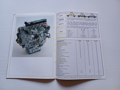 Peugeot 305 tutti modelli 1978 depliant italiano originale