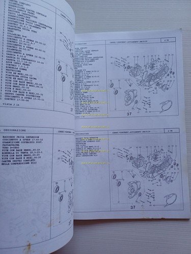 Peugeot 50 gamma modelli SV 1994 catalogo ricambi scooter italiano …