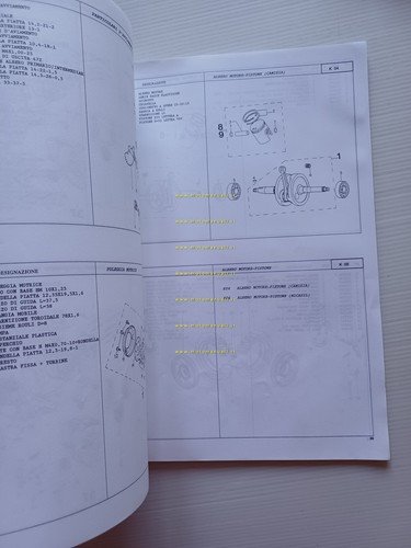 Peugeot 50 gamma modelli SV 1995 catalogo ricambi scooter originale