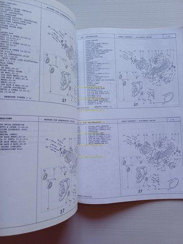 Peugeot 50 gamma modelli SV 1997 catalogo ricambi scooter originale