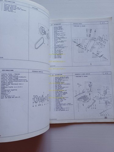 Peugeot 50 gamma modelli SV 1997 catalogo ricambi scooter originale