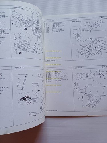 Peugeot 50 Squab 1996 catalogo ricambi scooter italiano originale