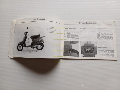 Peugeot 50 STL scooter manuale uso manutenzione originale italiano