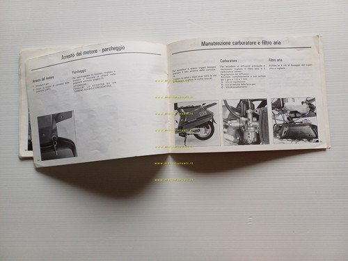 Peugeot 50 STL scooter manuale uso manutenzione originale italiano