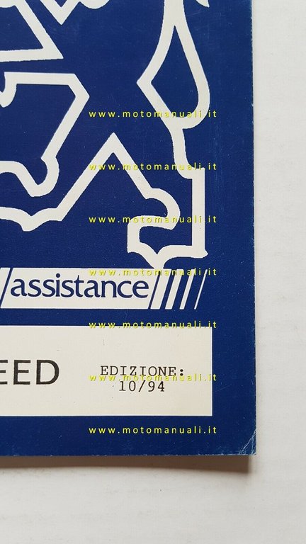 Peugeot 50 ZENITH BUXY SPEED 1994 catalogo ricambi scooter parts …