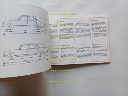 Peugeot 504 - 504 Diesel 1977 manuale uso manutenzione originale …