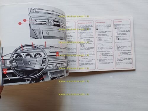 Peugeot 504 - 504 Diesel 1977 manuale uso manutenzione originale …