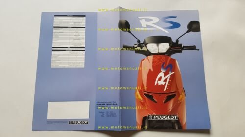 Peugeot Buxy RS 50 1995 depliant originale italiano
