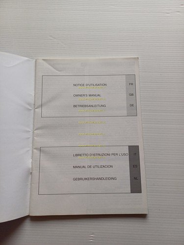 Peugeot Elyseo 50- 100 1999 manuale uso manutenzione originale italiano