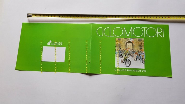 Peugeot gamma modelli ciclomotori 1979 depliant italiano originale Brochure