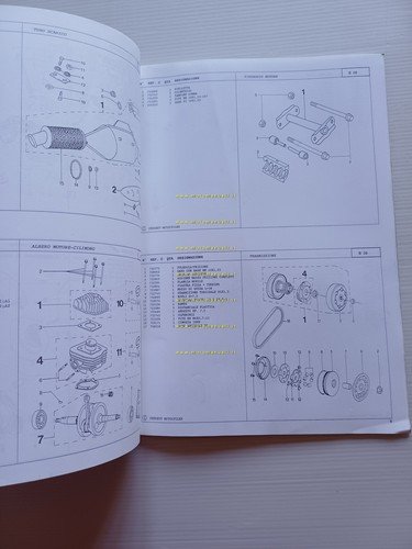 Peugeot gamma Speedfight 1996-97 catalogo ricambi scooter italiano originale