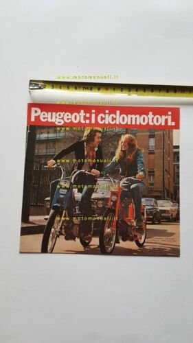 Peugeot produzione ciclomotori 1973 depliant italiano originale
