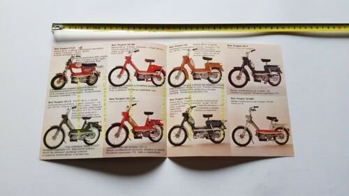 Peugeot produzione ciclomotori 1973 depliant italiano originale