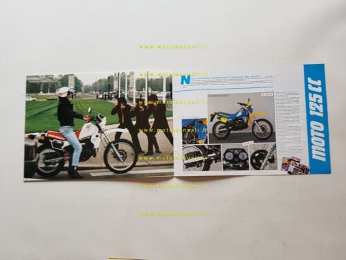 Peugeot produzione moto ciclomotori scooter 1985 depliant francese originale