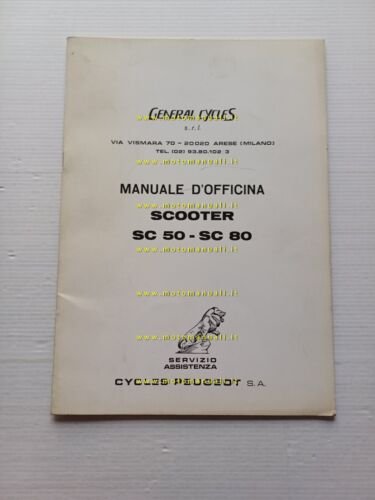 Peugeot SC 50 - SC 80 scooter anni 80 manuale …