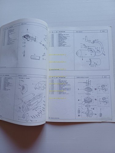 Peugeot Speedfight 100 1997 catalogo ricambi scooter italiano originale