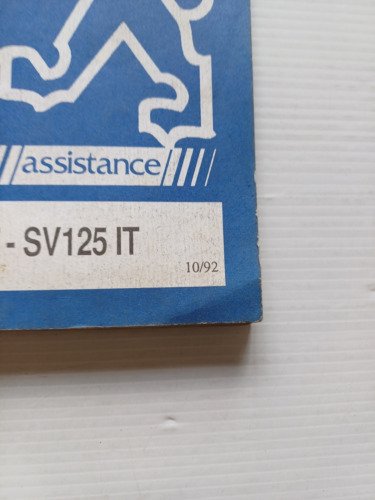 Peugeot SVJ 50 -SV 50-SV 80-SV 125 IT 1992-3 catalogo …