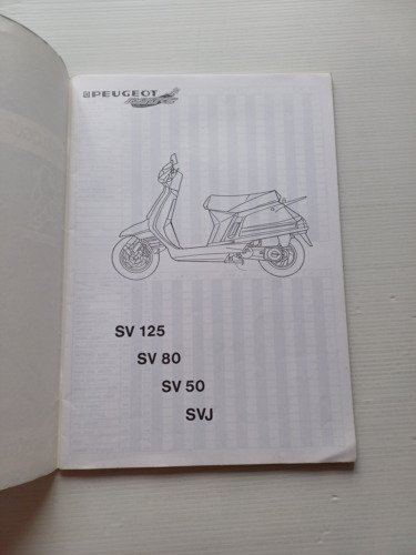Peugeot SVJ 50 -SV 50-SV 80-SV 125 IT 1992-3 catalogo …