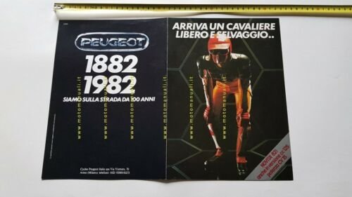 Peugeot TEX 80 1982 depliant moto italiano originale Brochure