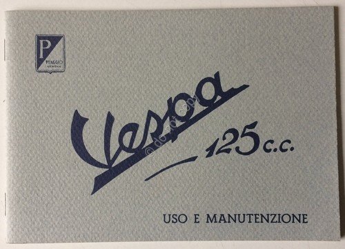 Piaggio - Vespa 125 cc. - libretto per uso e … | Immagine principale