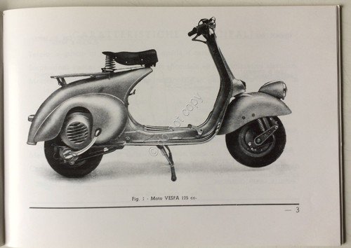 Piaggio - Vespa 125 cc. - libretto per uso e …