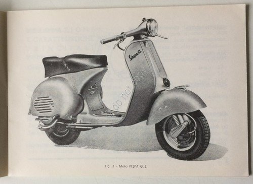 Piaggio - Vespa G.S. - Istruzioni uso e manutenzione - …
