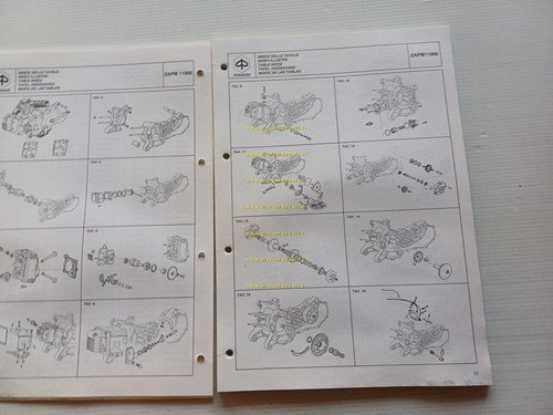 Piaggio 125 Liberty 2000 versione PPTT Poste catalogo ricambi originale