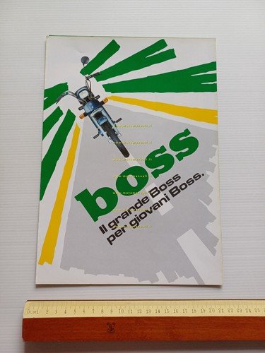 Piaggio 50 Boss 1988 depliant originale italiano