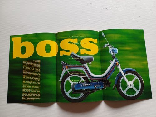Piaggio 50 Boss 1988 depliant originale italiano