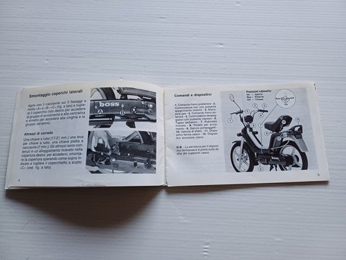 Piaggio 50 Boss 1988 manuale uso manutenzione originale