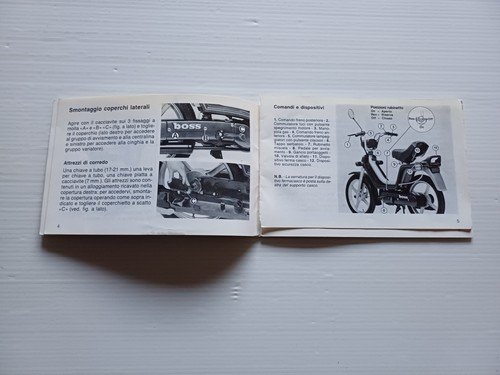 Piaggio 50 Boss 1988 manuale uso manutenzione originale