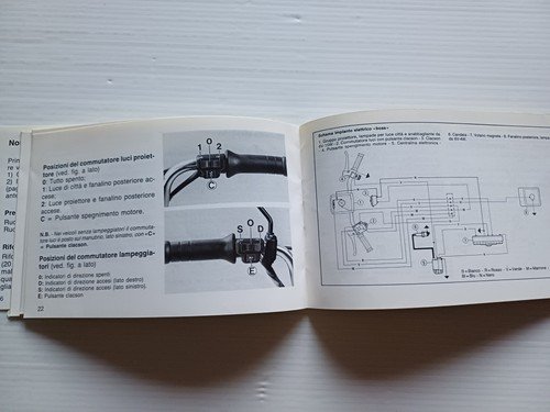 Piaggio 50 Boss 1988 manuale uso manutenzione originale