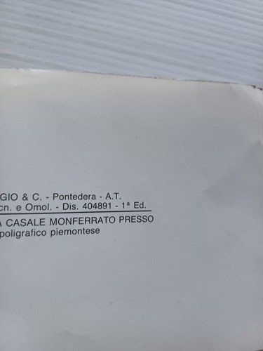 Piaggio 50 Boss 1988 manuale uso manutenzione originale