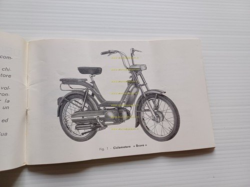 Piaggio 50 Bravo 1972-73 manuale uso manutenzione originale