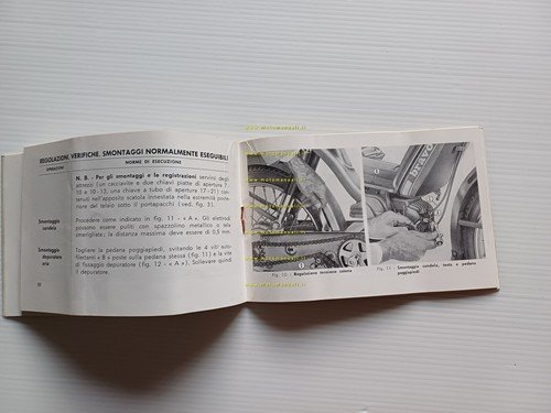 Piaggio 50 Bravo 1972-73 manuale uso manutenzione originale