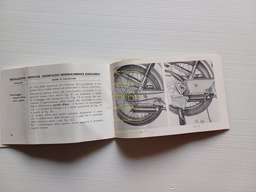 Piaggio 50 Bravo 1972-73 manuale uso manutenzione originale