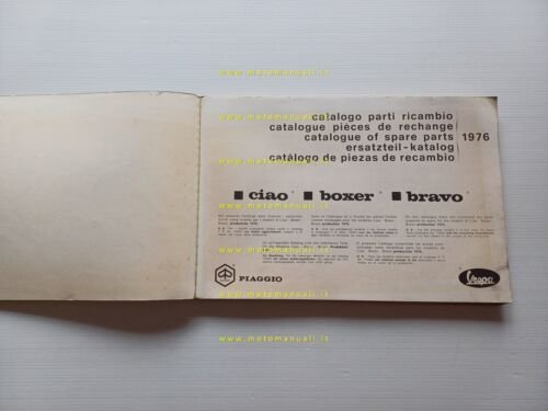 Piaggio 50 Ciao - Boxer 2 - Bravo 1976 catalogo …