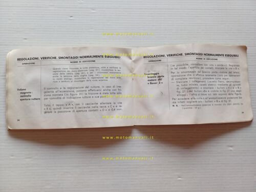 Piaggio 50 Ciao - Boxer 2 1973 manuale uso manutenzione …