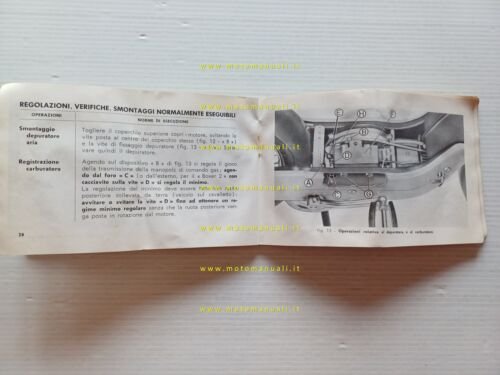 Piaggio 50 Ciao - Boxer 2 1973 manuale uso manutenzione …