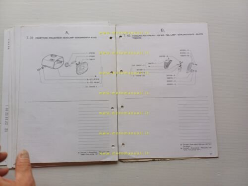 Piaggio 50 Ciao 3 CTE1T 1992-93 catalogo ricambi originale