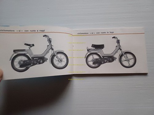 Piaggio 50 Ciao Bravo SI 1979 manuale uso manutenzione originale