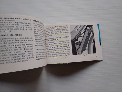 Piaggio 50 Ciao Bravo SI 1979 manuale uso manutenzione originale