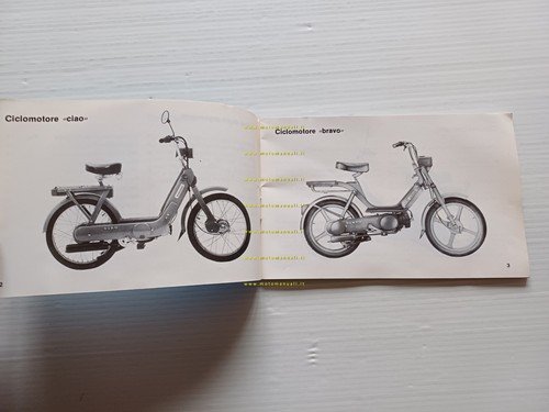Piaggio 50 Ciao C7E-V 4T- Bravo - SI manuale uso …