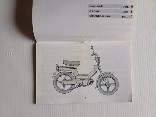 Piaggio 50 Ciao MIX- Si MIX- Bravo anni 90 manuale …
