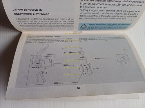 Piaggio 50 Ciao MIX- Si MIX- Bravo anni 90 manuale …