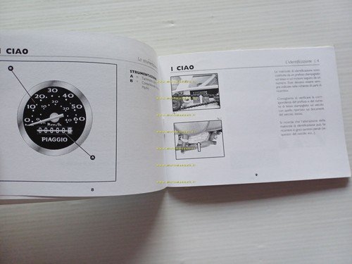 Piaggio 50 Ciao Mix 2002 manuale uso manutenzione libretto istruzioni …
