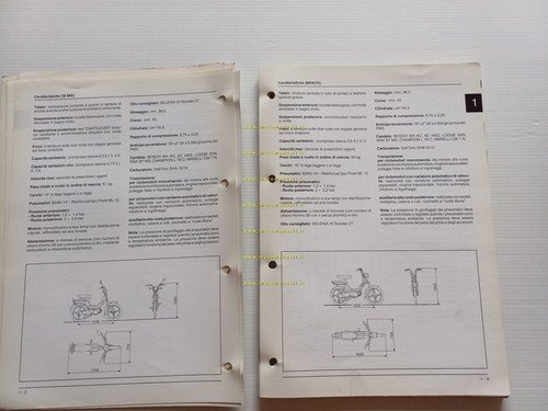 Piaggio 50 Ciao MIX-SI MIX-Bravo 1996 manuale officina originale workshop …