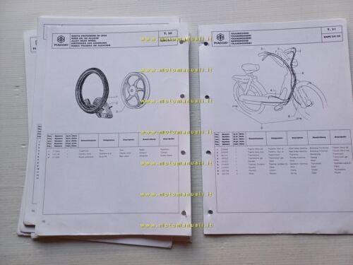 Piaggio 50 Ciao ZAPC 2002 catalogo ricambi originale