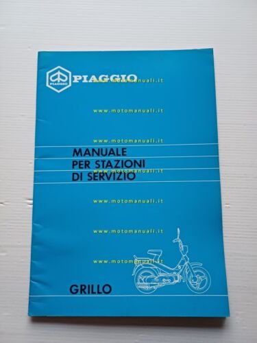 Piaggio 50 Grillo 1989 manuale officina italiano originale shop manual